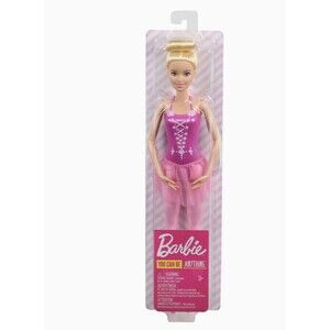 Mattel Barbie You Can Be Anything Blonde Ballerina Doll Pink Purple Tutu Ballet